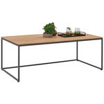 COUCHTISCH in Holz, Metall 120/65/43,5 cm  - Eichefarben/Anthrazit, Design, Holz/Metall (120/65/43,5cm) - Johann Jakob