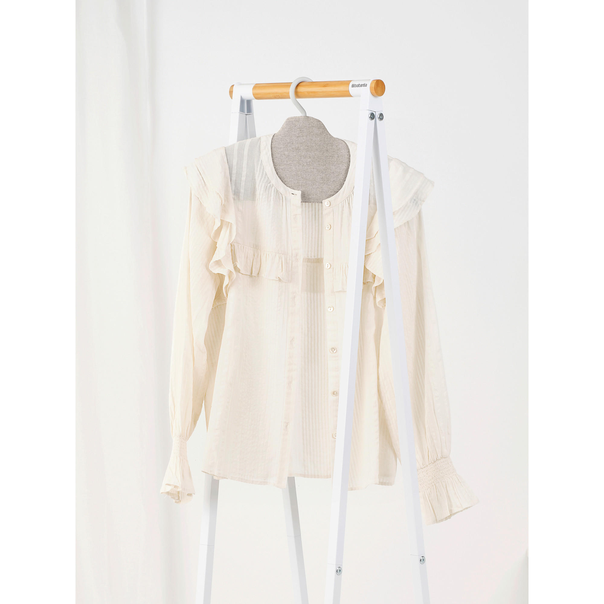 KLEIDERBÜGEL Textil  - Grau, Basics, Textil (41,5/22,5/22,5cm) - Brabantia