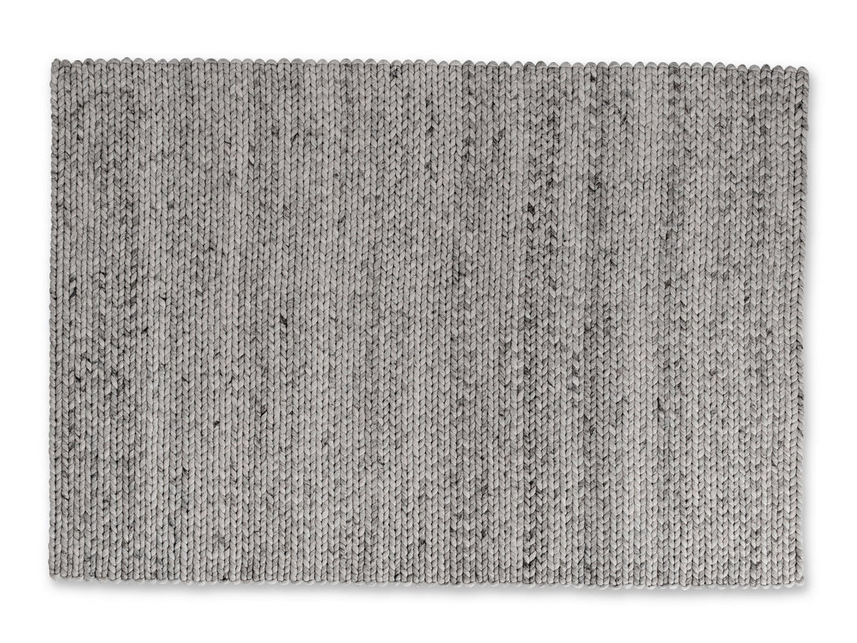 HANDWEBTEPPICH 70/140 cm Enisa Grau  - Grau, KONVENTIONELL, Textil (70/140cm) - Schöner Wohnen