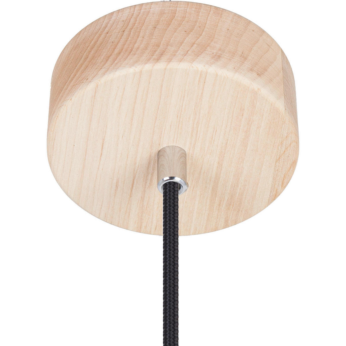HÄNGELEUCHTE Vegas 10/90-140 cm   - Erlefarben/Schwarz, Natur, Holz (10/90-140cm)