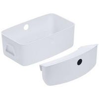 AUFBEWAHRUNGSBOX 2er SET ALPHA +  - Weiß, Basics, Kunststoff (26/16/47cm) - Hauck