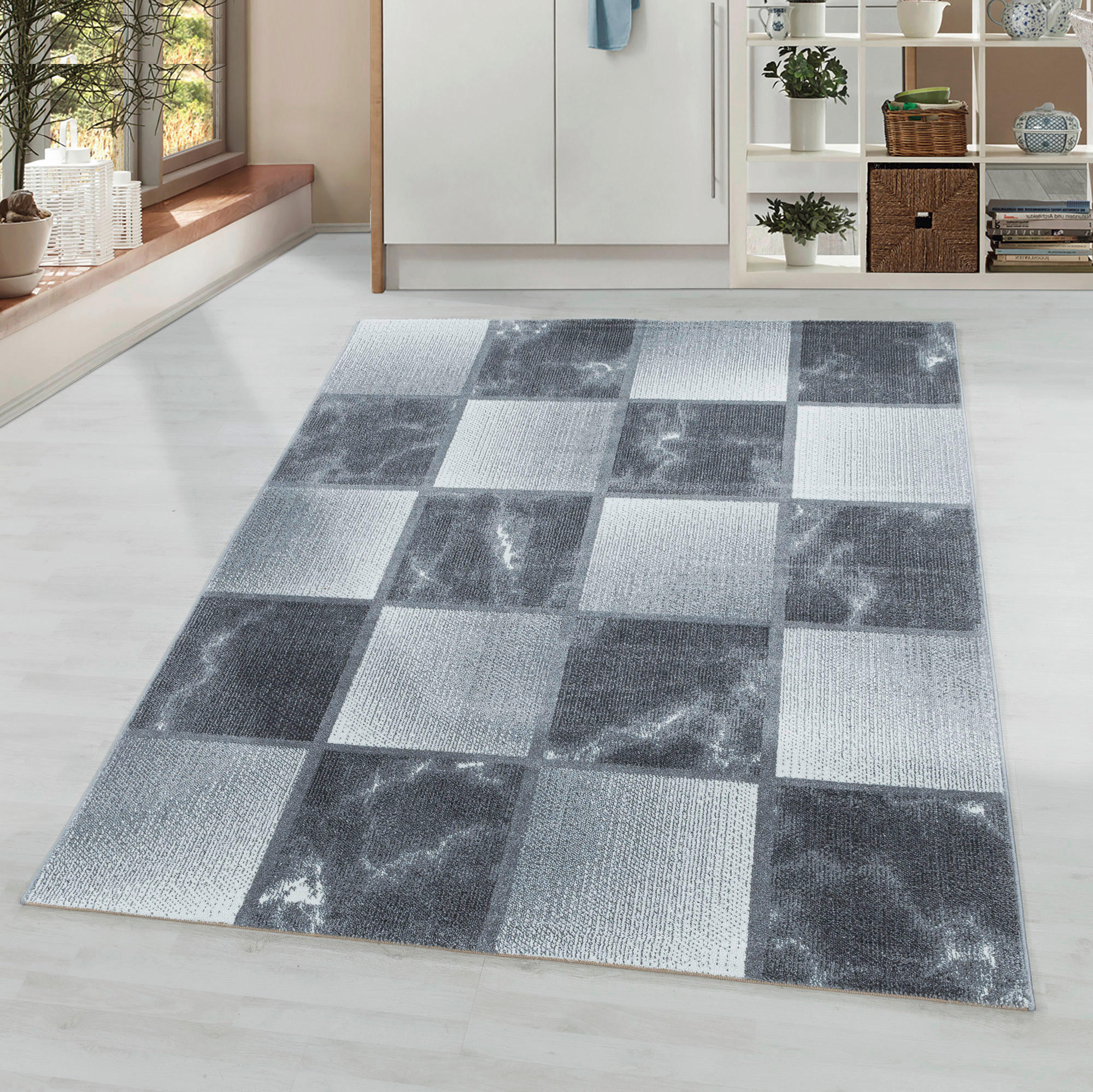 LÖPARE 80/250 cm Ottawa 4201 grau  - grå, Design, textil (80/250cm)