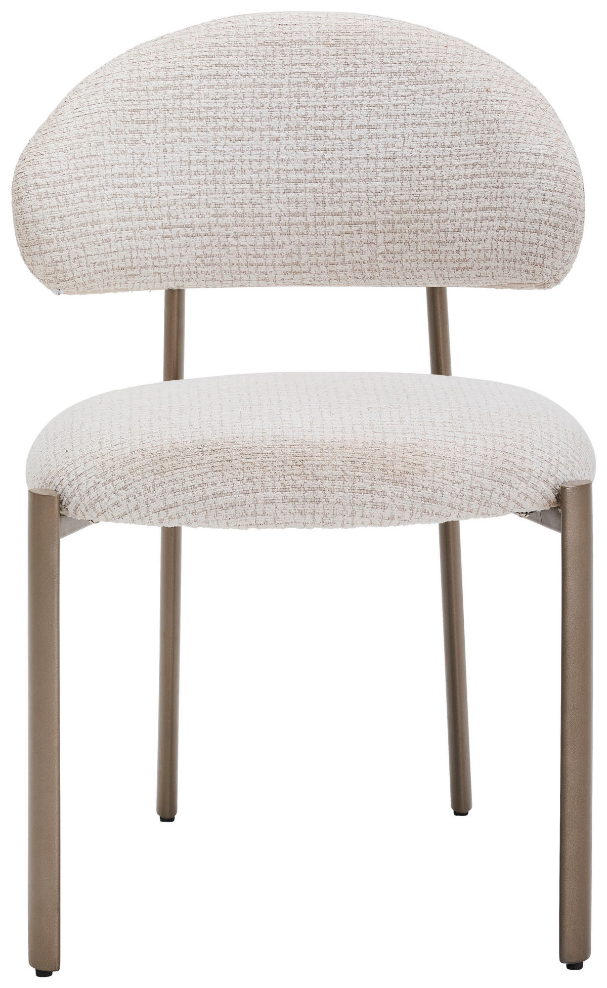 STUHL  ,  , Webstoff  ,  - Champagner/Beige, MODERN, Textil/Metall (55/81/57cm) - MID.YOU