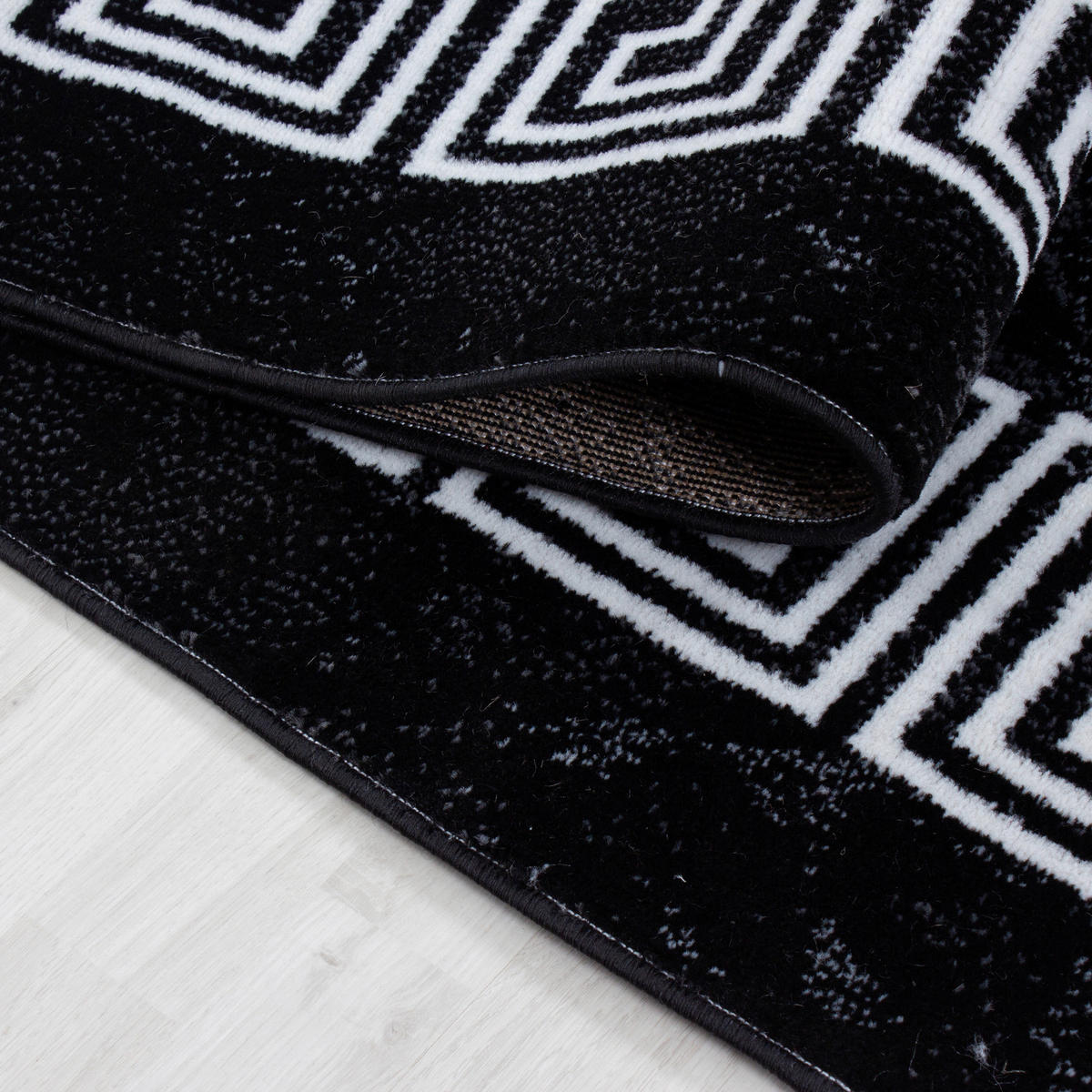 GOLVLÖPARE 80/300 cm Plus Black  - vit/svart, Design, textil (80/300cm) - Novel