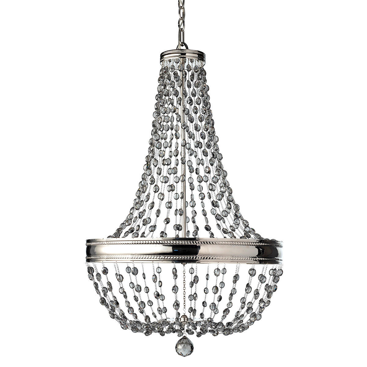 LESTENEC  Elstead Malia      53.6/94.5 cm      E14 - barve niklja, Konvencionalno, kovina/steklo (53.6/94.5cm) - Elstead Lighting