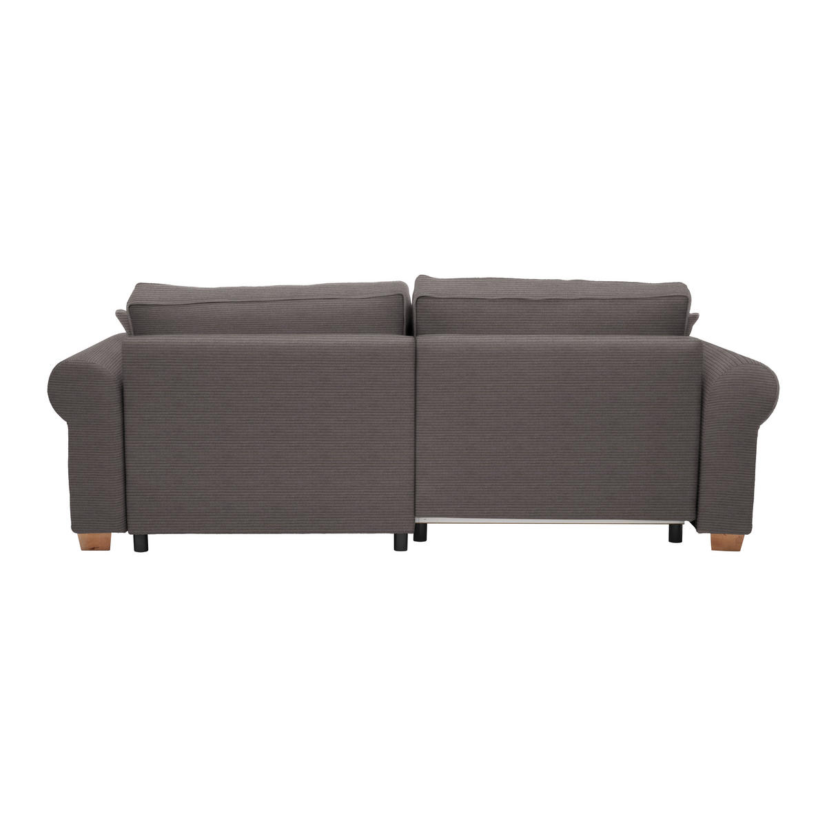 HÖRNSOFFA i mörkgrå  - mörkgrå, Modern, trämaterial/trä (255/185cm) - MID.YOU