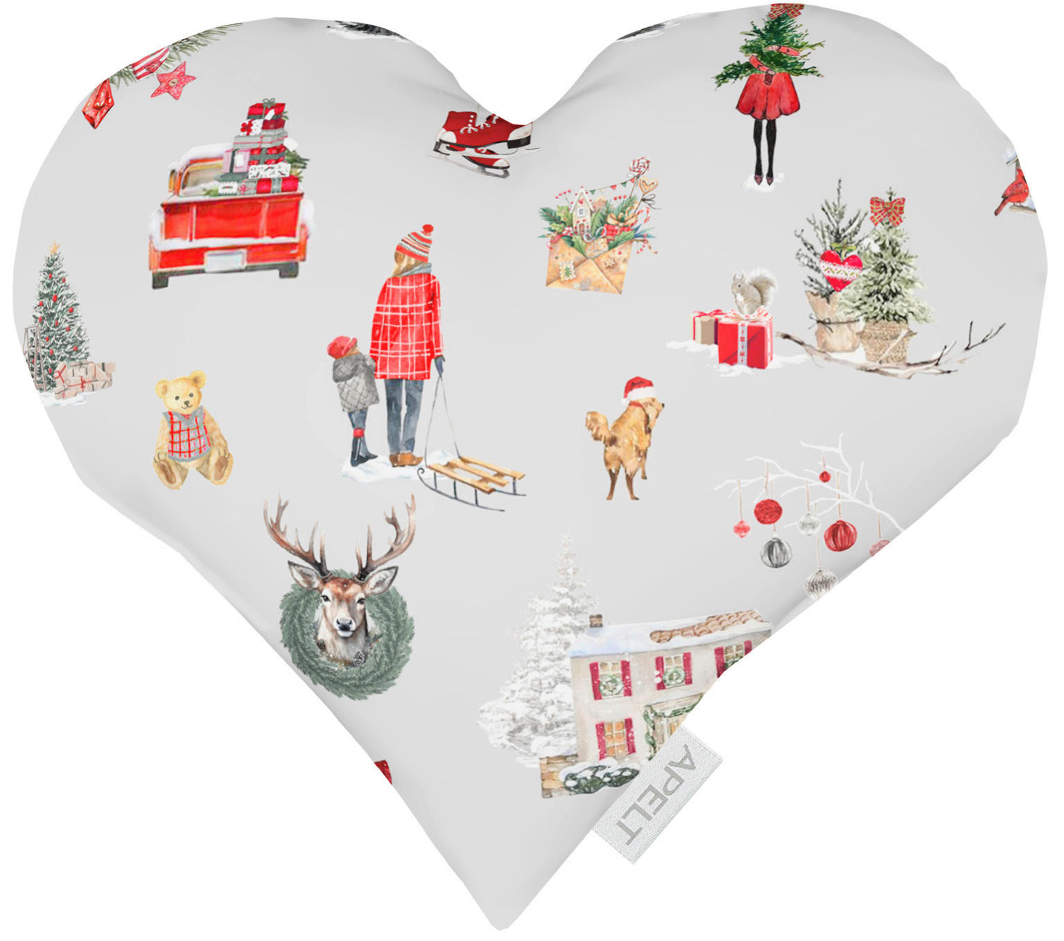 ZIERKISSEN  - Design (30/32/10cm) - X-Mas
