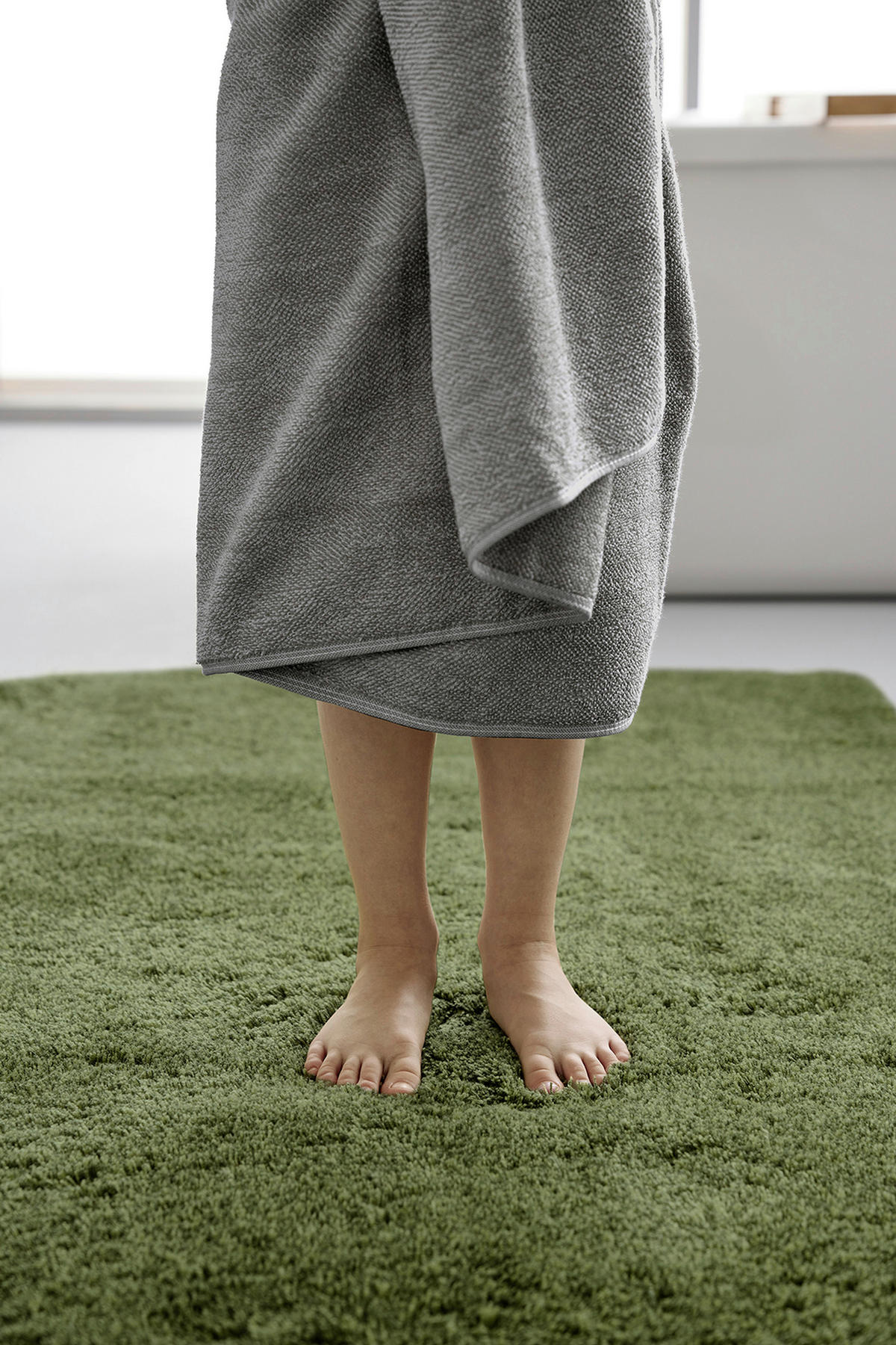 SADA RUČNÍKŮ, 50x100/70x140 cm, antracitová - antracitová, Konvenční, textil (50x100/70x140cm) - Kleine Wolke