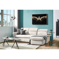 ECKSOFA in Mikrofaser Beige  240/172 cm  - Beige/Schwarz, Design, Kunststoff/Textil (240/172cm) - Stylife