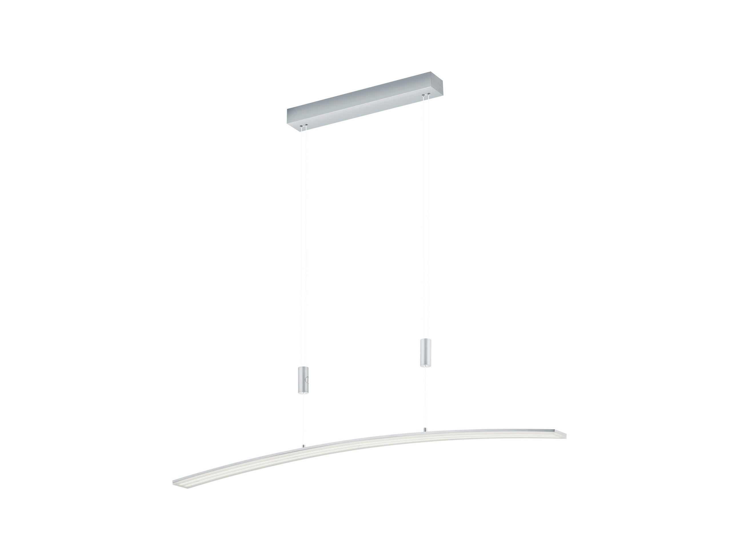 LED-HÄNGELEUCHTE 130/6/150 cm   - MODERN, Metall (130/6/150cm) - Hell