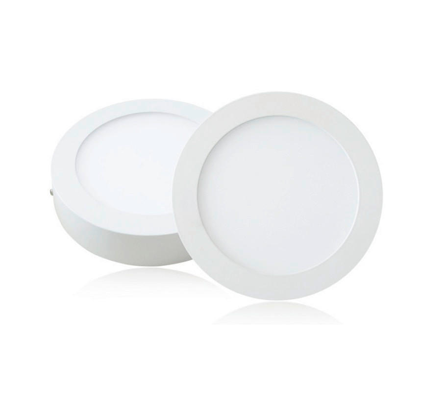 LED PANEL  - bela, Osnovno, metal/plastika (18/3,8cm)