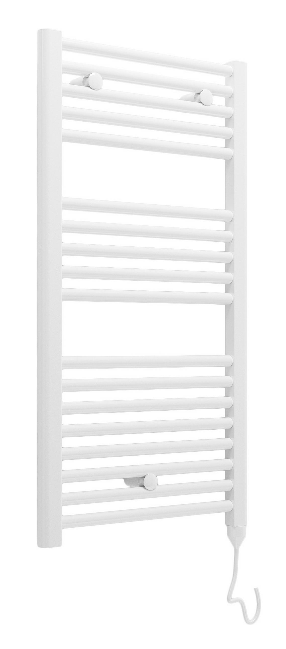 HANDTUCHTROCKNER  - Weiß, Basics, Metall (48/92cm) - Sanotechnik