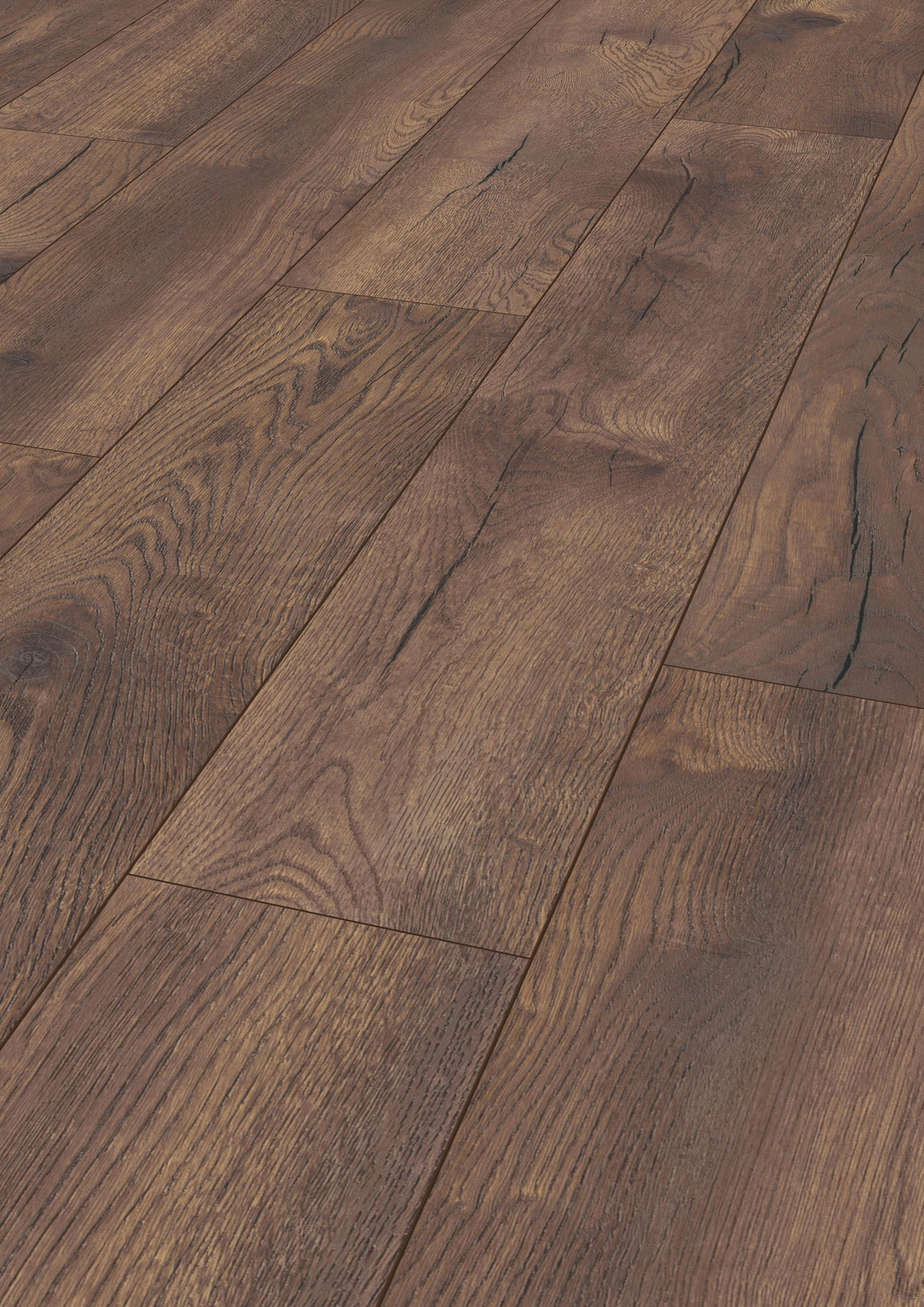 LAMINATBODEN Exquisit Plus  - Eichefarben, KONVENTIONELL, Holz (138.0/24.4/0.8cm)