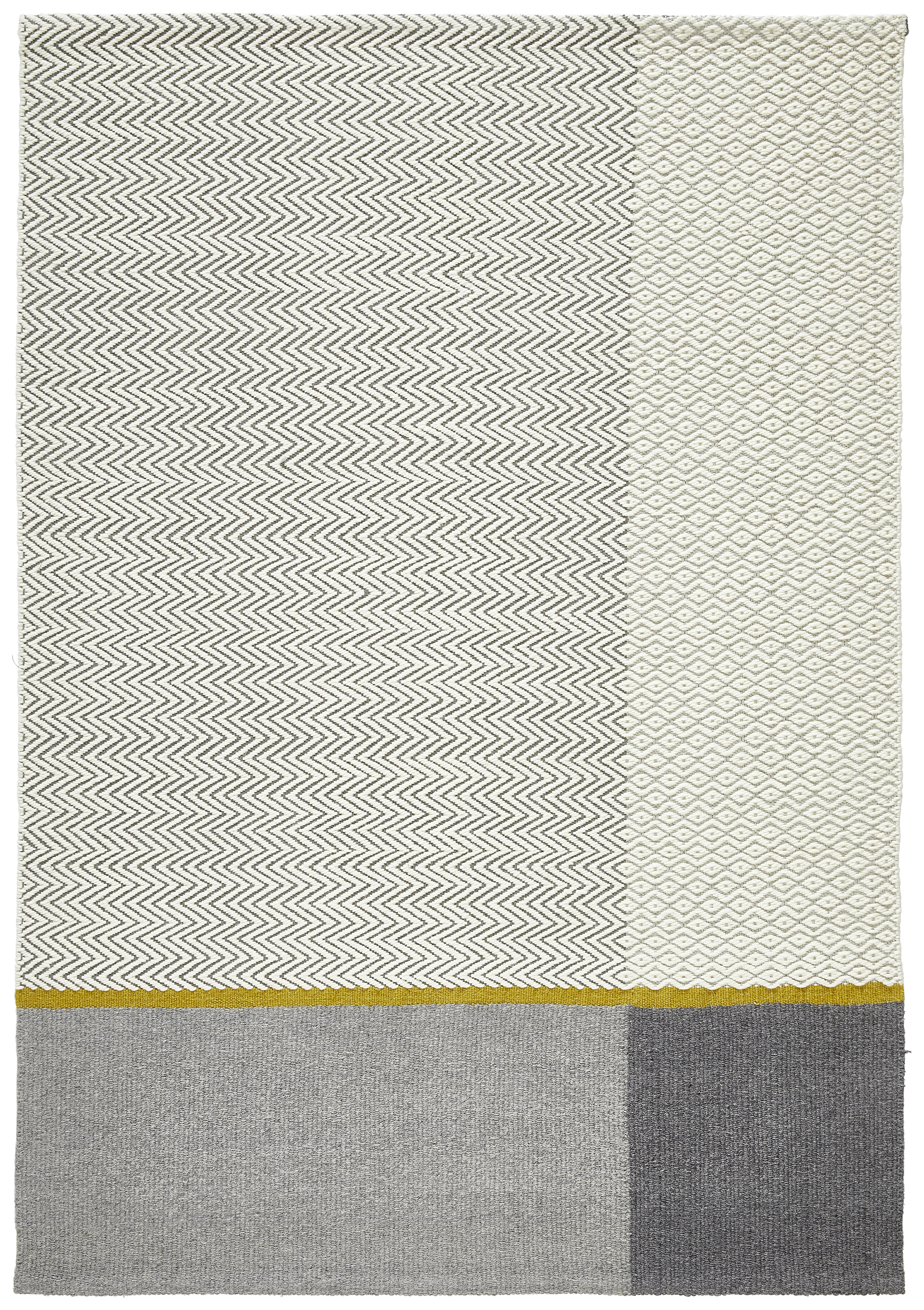 FLACHWEBETEPPICH  160/230 cm  Grau   - Grau, Design, Textil (160/230cm) - Novel