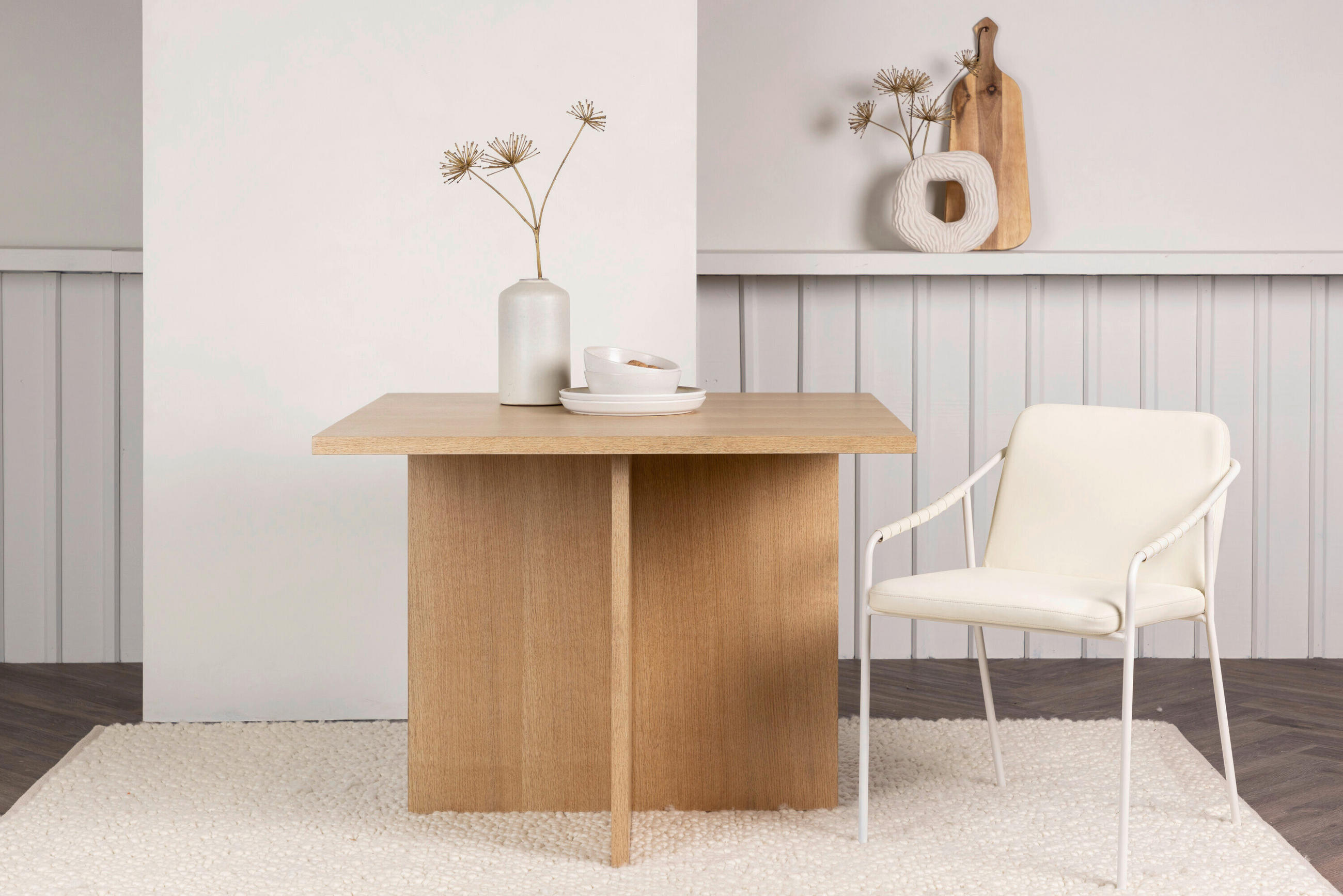 ESSTISCH Pappel rechteckig Eichefarben  - Eichefarben, MODERN, Holz (100/100/75cm) - Livetastic