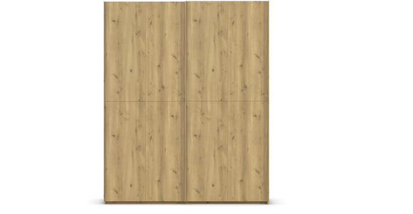 SCHWEBETÜRENSCHRANK 180/223/68 cm 2-türig Eichefarben  - Eichefarben, Design, Holz/Holzwerkstoff (180/223/68cm) - Novel
