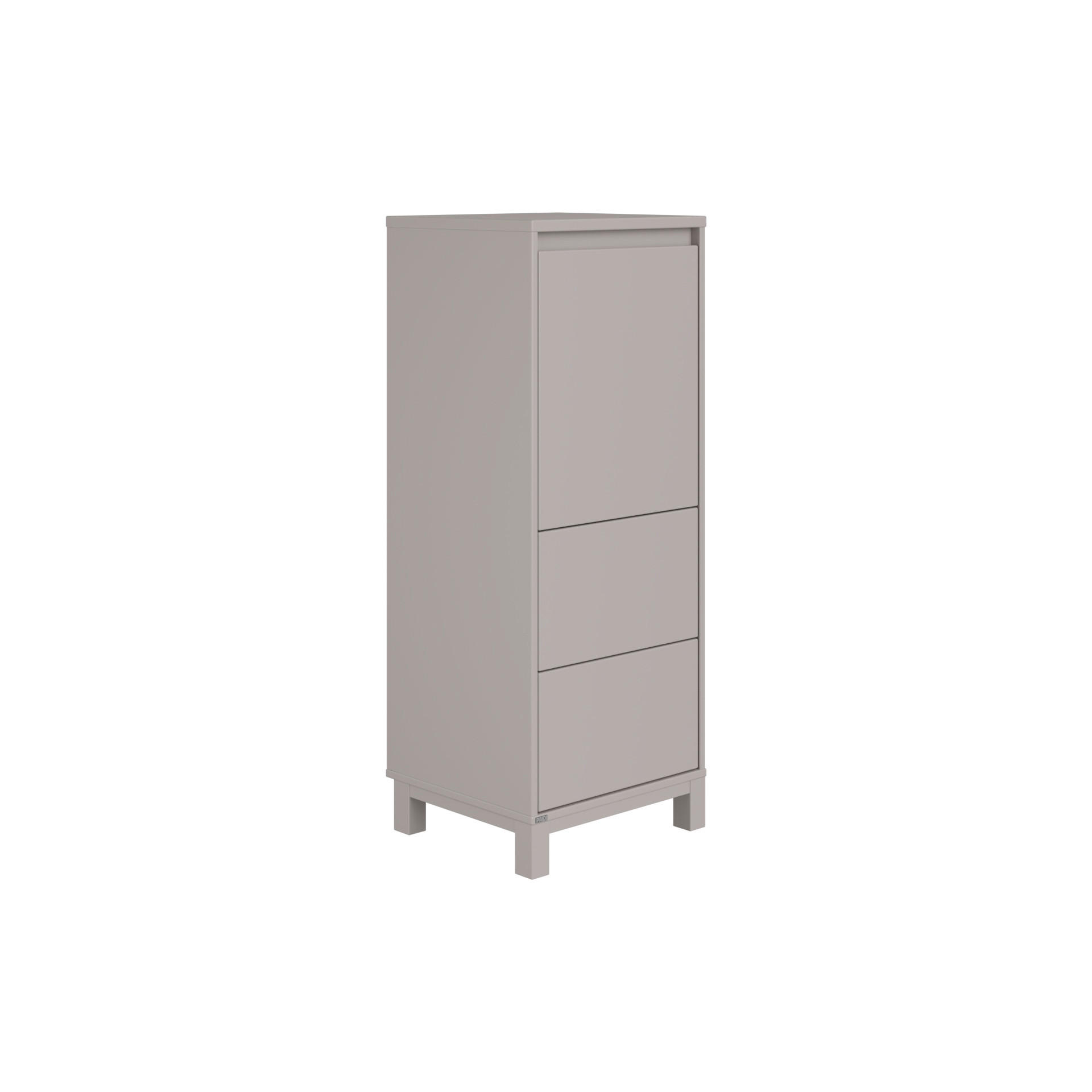 HIGHBOARD Grau Olli Highboard 1T2S  - Grau, Basics (48,4/119,7/40,1cm) - Paidi