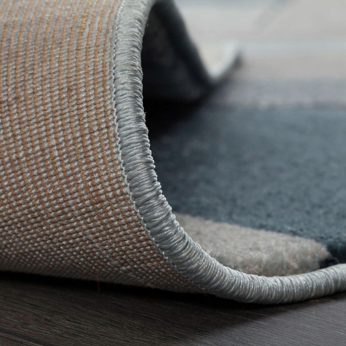 WEBTEPPICH 200/290 cm AURORA Blau  - Blau, KONVENTIONELL, Textil (200/290cm)