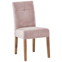 SZÉK fa, textil tölgyfa színű, fáradt rózsaszín  - tölgyfa színű/fáradt rózsaszín, Konventionell, textil/fa (47,5/91,5/63cm) - Cantus