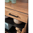 SIDEBOARD 135/80/44 cm  - Schwarz/Akaziefarben, LIFESTYLE, Glas/Holz (135/80/44cm) - Landscape