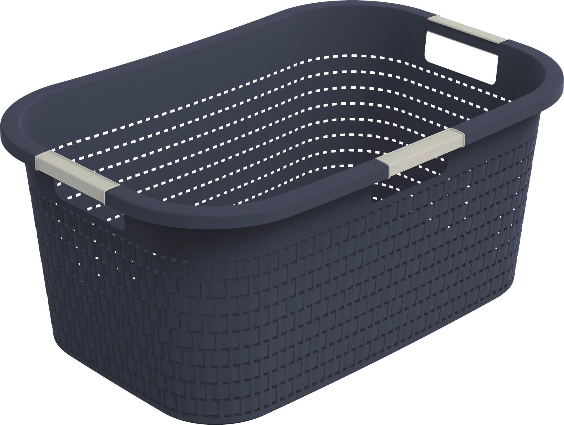 KOŠ NA PRÁDLO, tmavě modrá