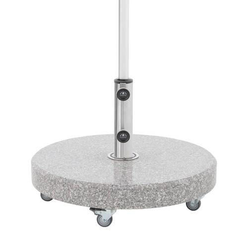 SONNENSCHIRMSTÄNDER Granit Grau  - Grau, Basics, Stein (56/9/56cm) - Doppler