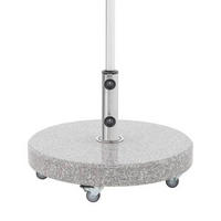 SONNENSCHIRMSTÄNDER Granit Grau  - Grau, Basics, Stein (56/9/56cm) - Doppler