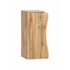 UNTERSCHRANK 30/79/35 cm   - Eiche Wotan/Silberfarben, Natur, Holzwerkstoff/Kunststoff (30/79/35cm) - Xora