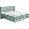 BOXSPRINGBETT 160/200 cm  in Türkis  - Türkis, Konventionell, Holz/Textil (160/200cm) - Dieter Knoll