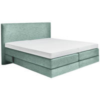 BOXSPRINGBETT 180/200 cm  in Türkis  - Türkis, Konventionell, Holz/Textil (180/200cm) - Dieter Knoll
