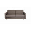 SCHLAFSOFA Flachgewebe Grau  - Chromfarben/Grau, KONVENTIONELL, Textil/Metall (195/84/100cm) - Bali