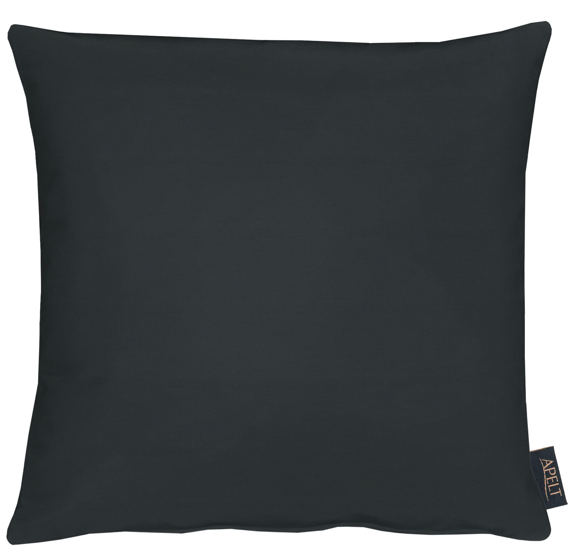 KISSENHÜLLE 40/40 cm  - Schwarz, Basics, Textil (40/40cm) - Apelt