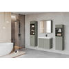 BADEZIMMER 5-teilig  in  - Weiss/Grün, Lifestyle, Glas/Keramik (120,4/131,5/30,2cm) - P & B