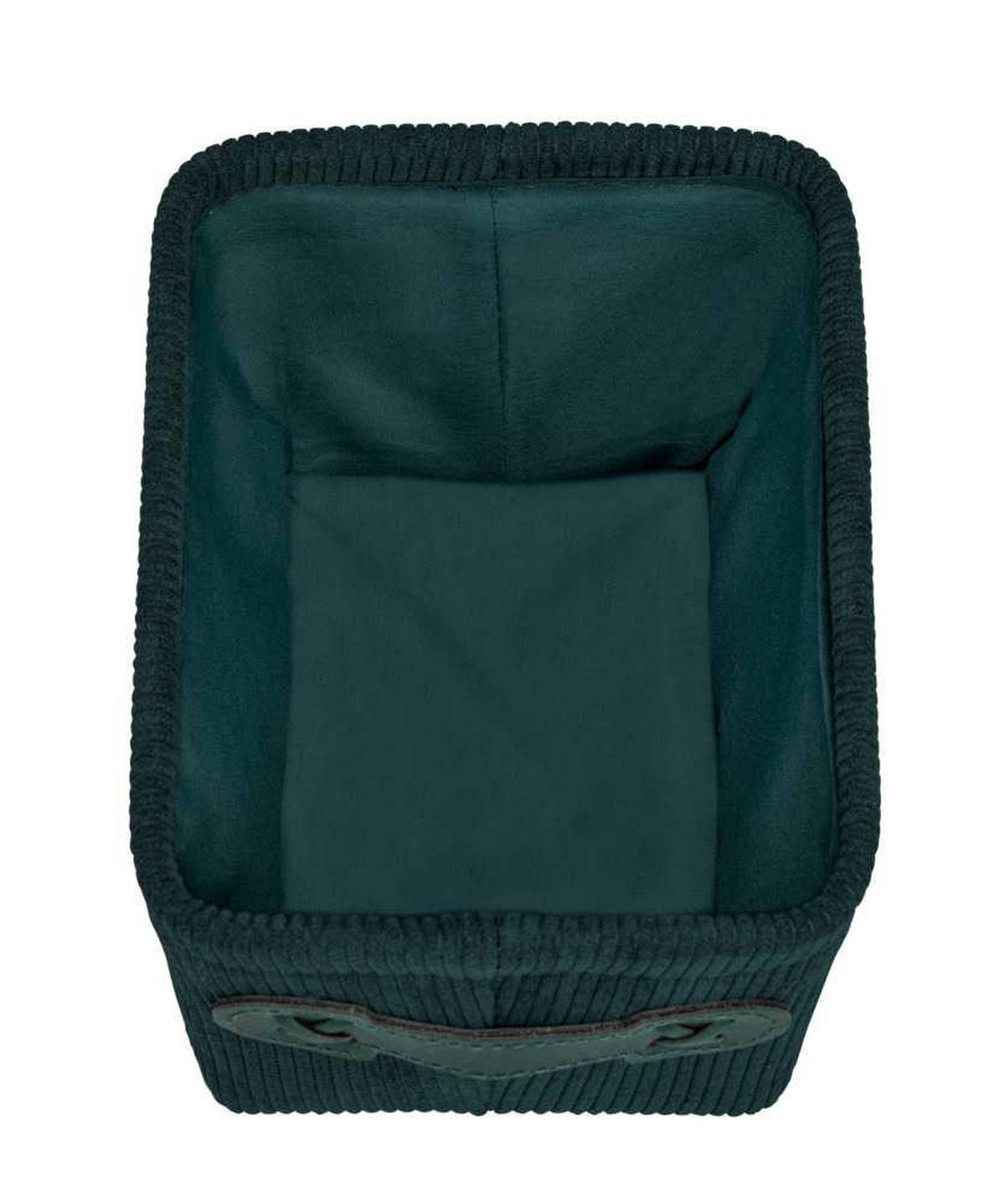 AUFBEWAHRUNGSKÖRBCHEN  - Dunkelgrün, Basics, Textil (19/9/14cm) - Wenko
