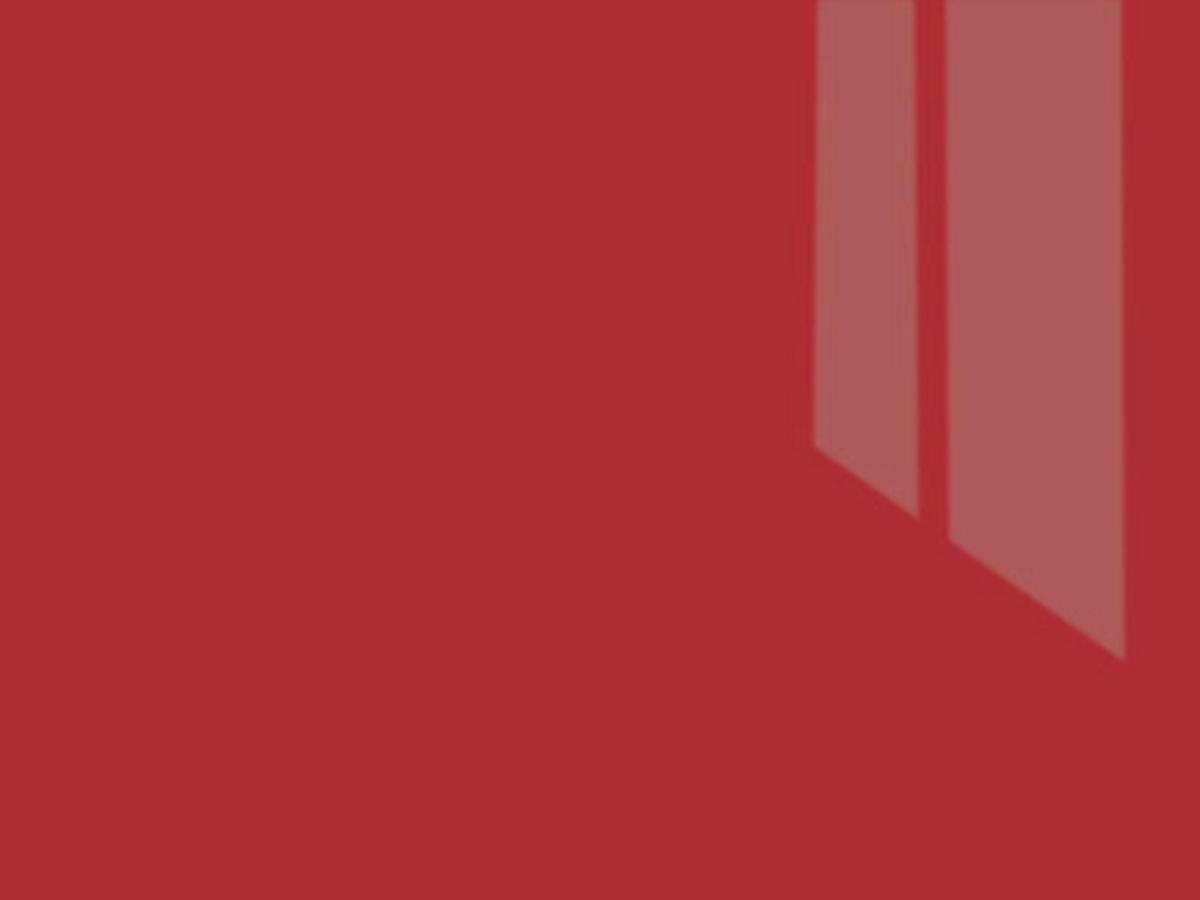 KÜCHENLEERBLOCK 215 cm   in Rot  - Edelstahlfarben/Rot, Design, Holzwerkstoff/Metall (215cm) - Impuls