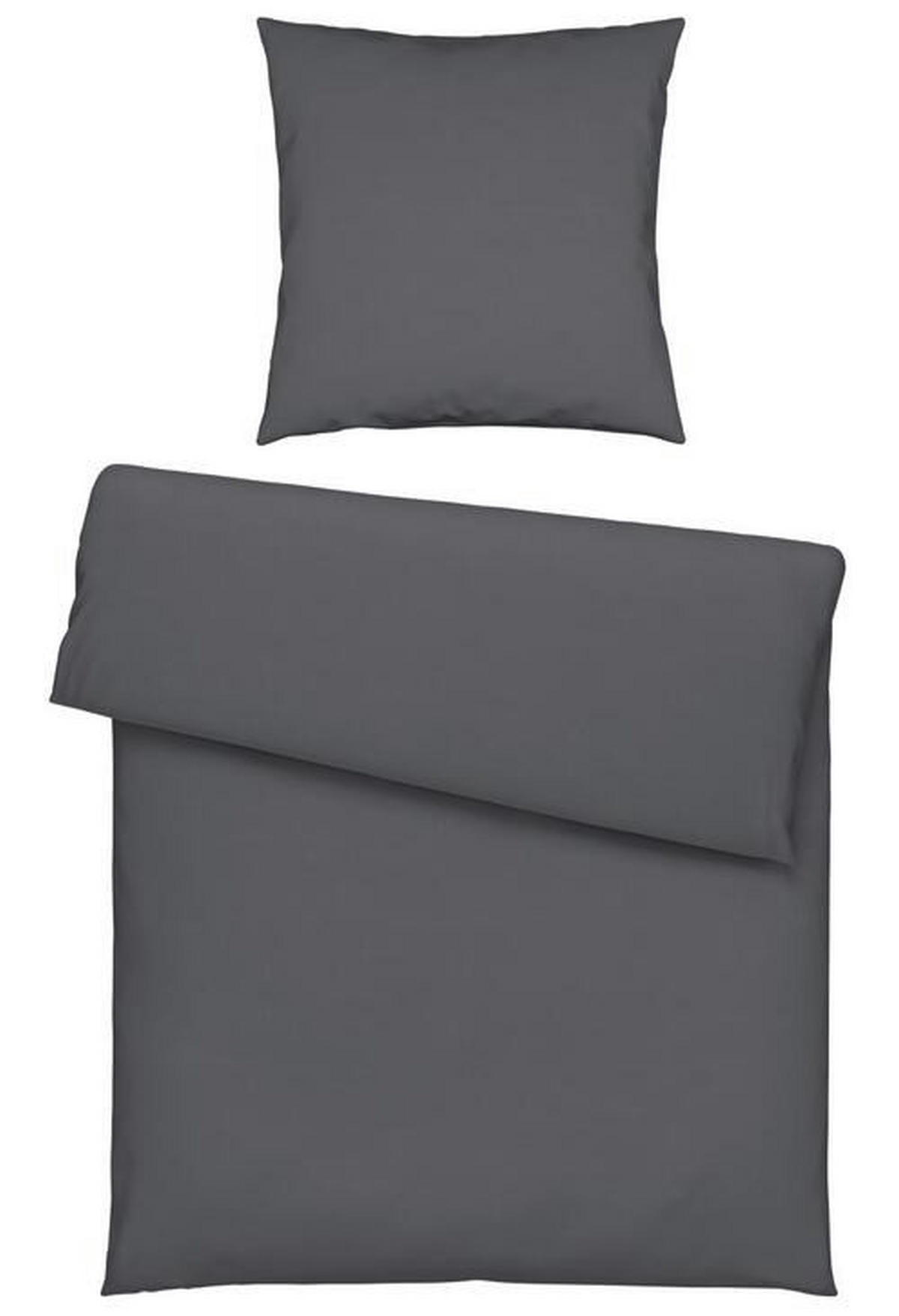 POSTELJINA Lozana 135/200 cm tekstil antracit  - antracit, Konvencionalno, tekstil (135/200cm) - Novel