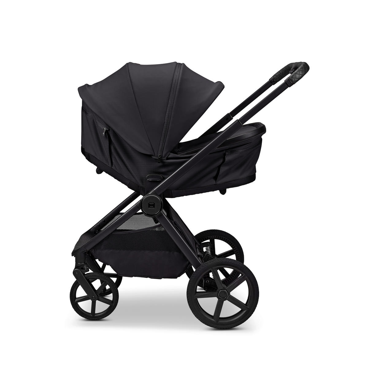 KINDERWAGENSET  GIO FOLD ETPU SET  onyx  - Schwarz, Basics, Textil/Metall (120/58/92cm) - Moon Edition