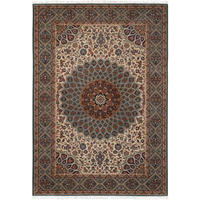 ORIENTTEPPICH 140/200 cm Esfahan  - Blau/Creme, Lifestyle, Textil (140/200cm) - Cazaris