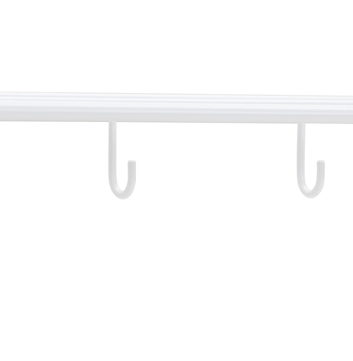 WANDGARDEROBE  in Weiß  - Weiß, Basics, Metall (73/38/26cm) - Livetastic