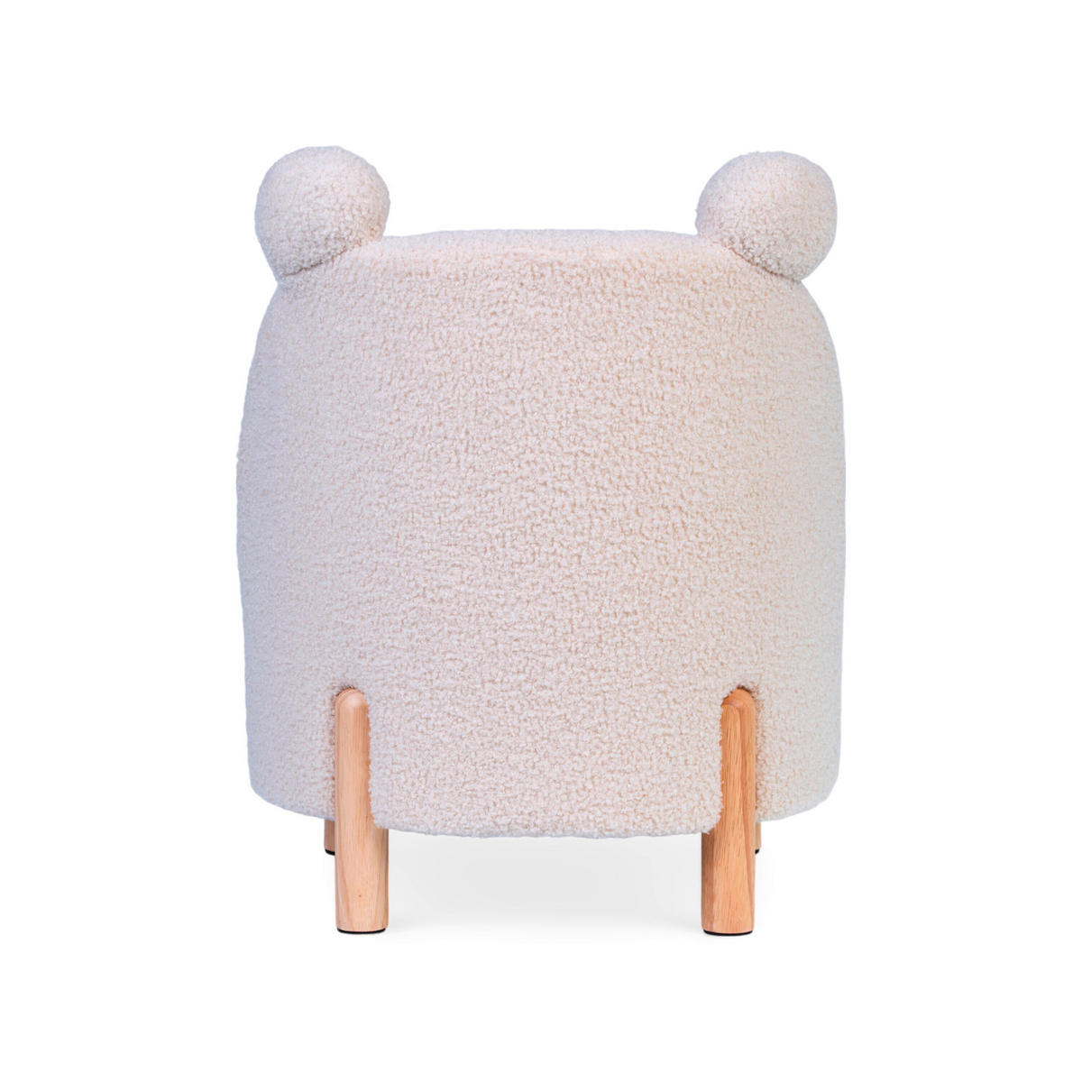KINDERSTUHL - Buchefarben/Weiß, Basics, Holz/Kunststoff (45/45/56cm) - Childhome