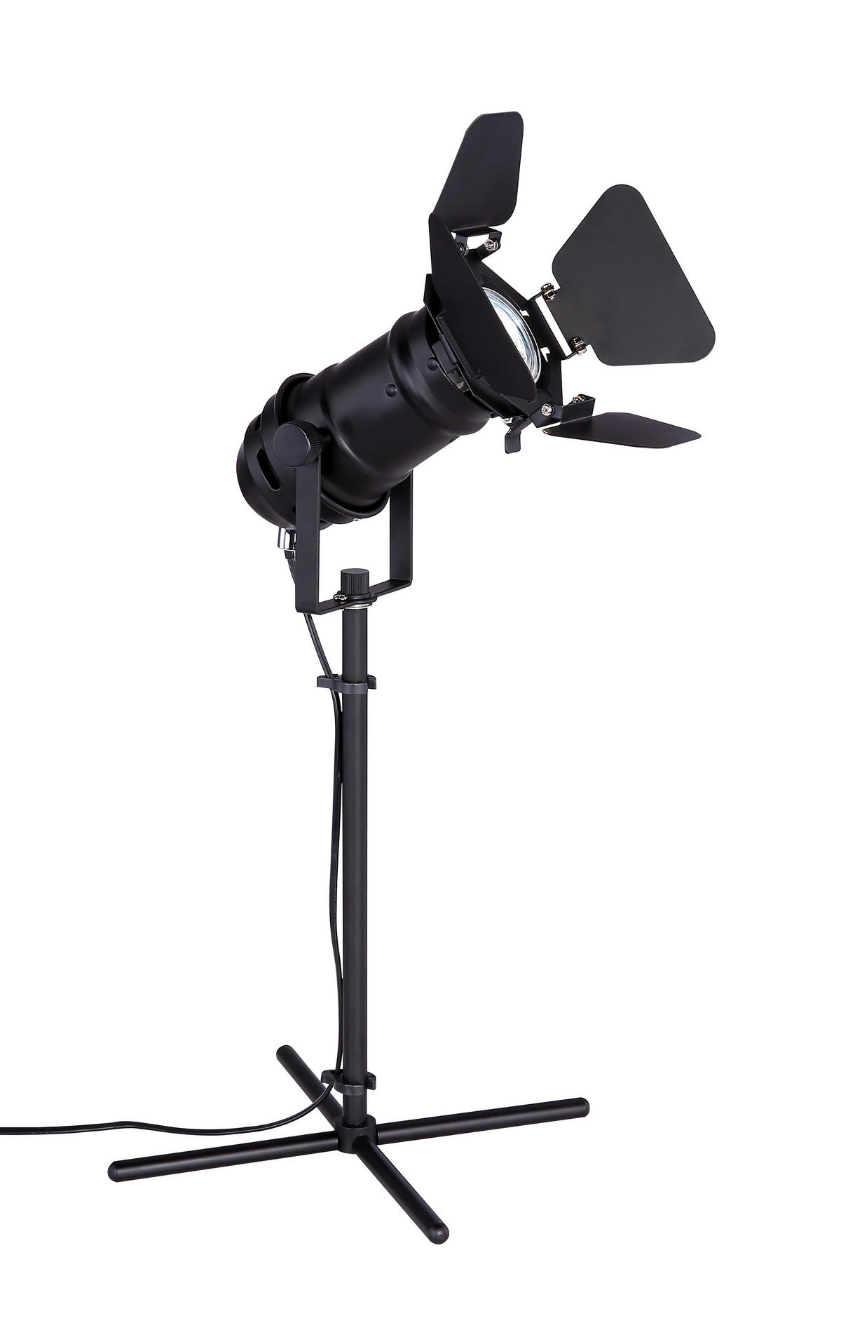 TISCHLEUCHTE 27,5/24/48,5 cm   - Schwarz, Trend, Metall (27,5/24/48,5cm) - Globo