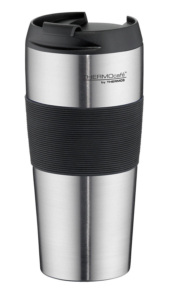 Thermos Thermobecher Edelstahl, Schwarz