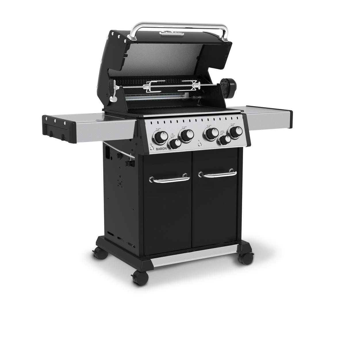 PLINSKI ŽAR  BARON - črna, Basics, kovina (145/116/61cm) - Broil King