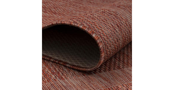 FLACHWEBETEPPICH 120/120 cm Relax  - Rot, Basics, Textil (120/120cm) - Novel