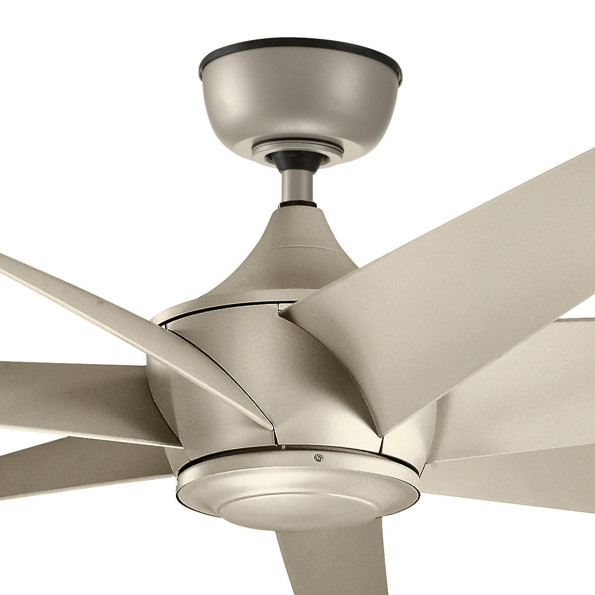 DECKENVENTILATOR  203/51 cm    - Champagner/Silberfarben, Basics, Kunststoff (203/51cm) - Elstead Lighting