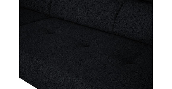 ECKSOFA in Chenille Anthrazit 205/280 cm - Anthrazit/Schwarz, Design, Textil/Metall (205/280cm) - Xora