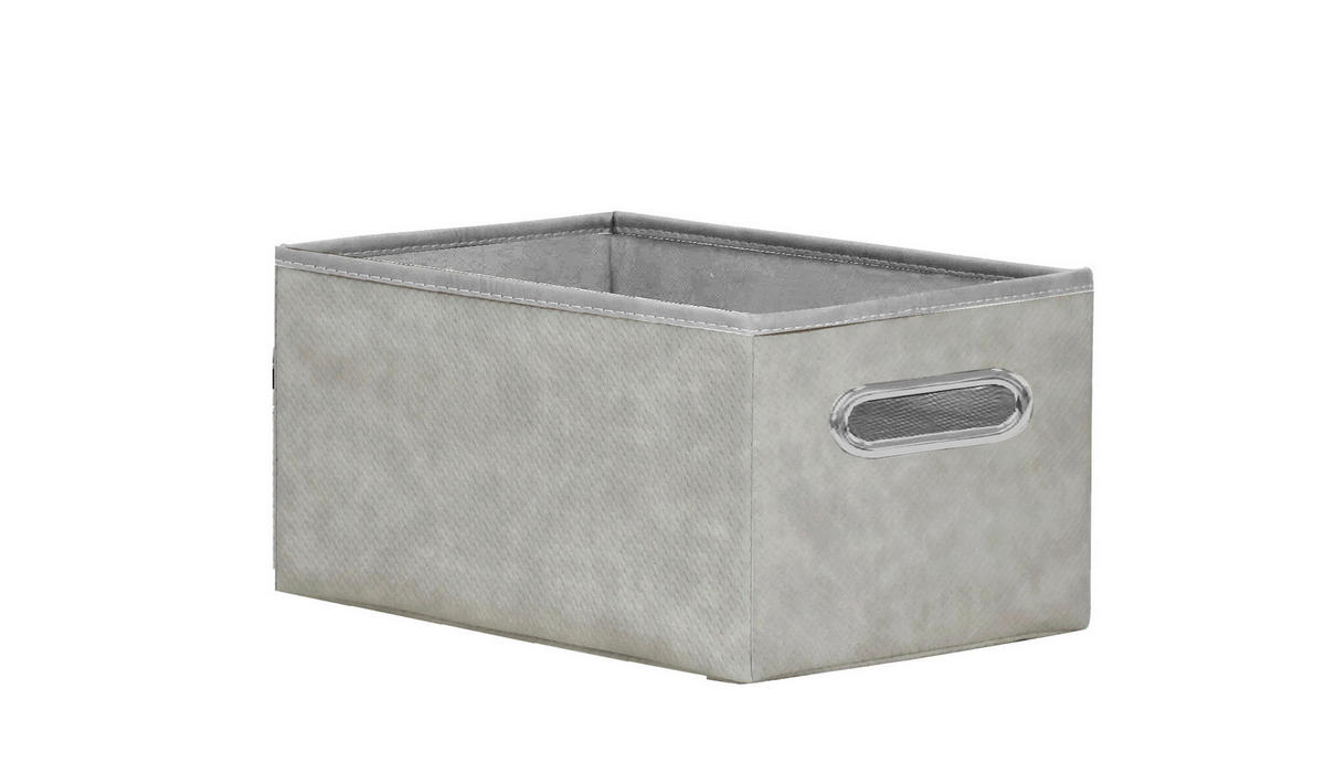 REGALKORB 34/23/18 cm   - Beige, Design, Kunststoff/Textil (34/23/18cm) - Ambia Home