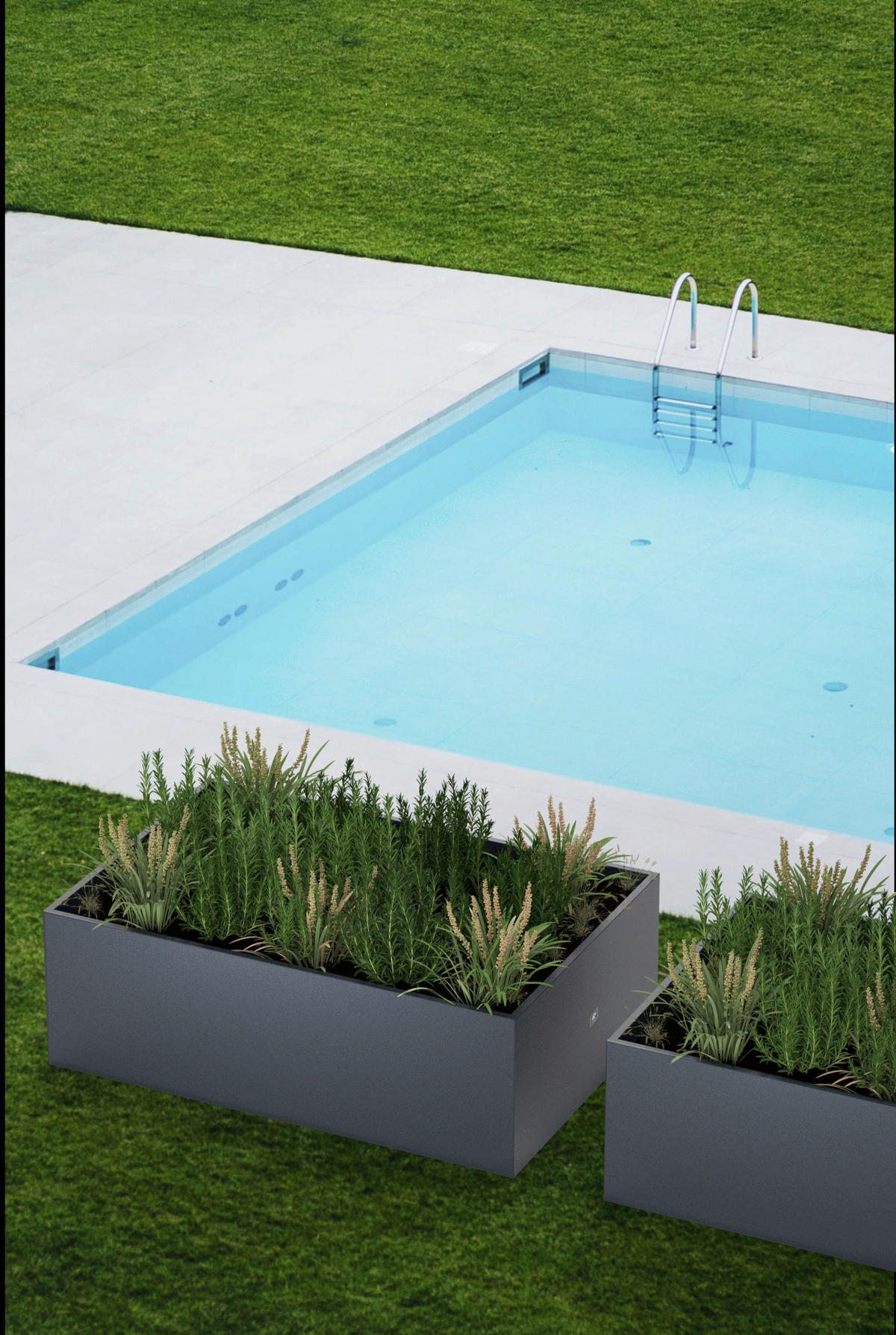 HOCHBEET 100/50/150 cm  - Anthrazit, Basics, Metall (100/50/150cm)