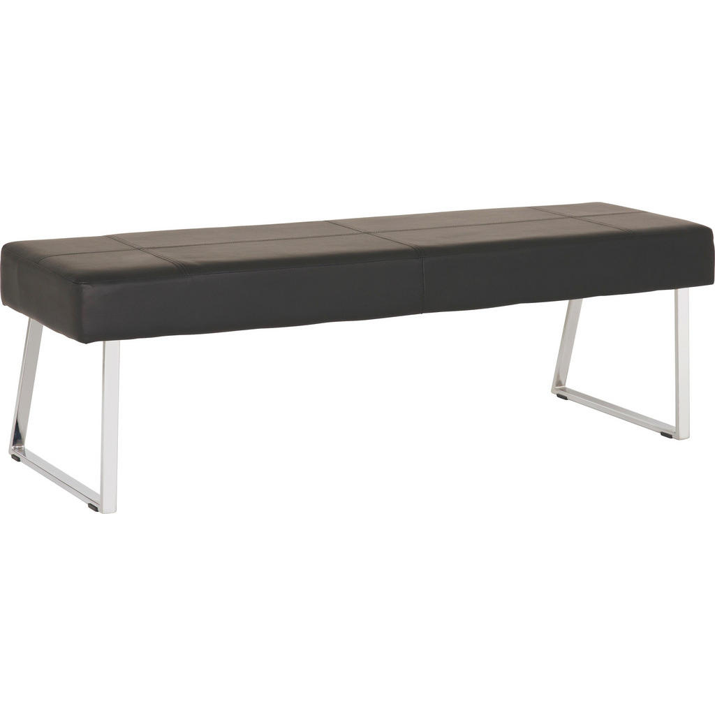 Sitzbank 150/46,5/47 Cm In Chromfarben, Schwarz Sitzbank 150/46,5/47 Cm In Chromfarben, Schwarz