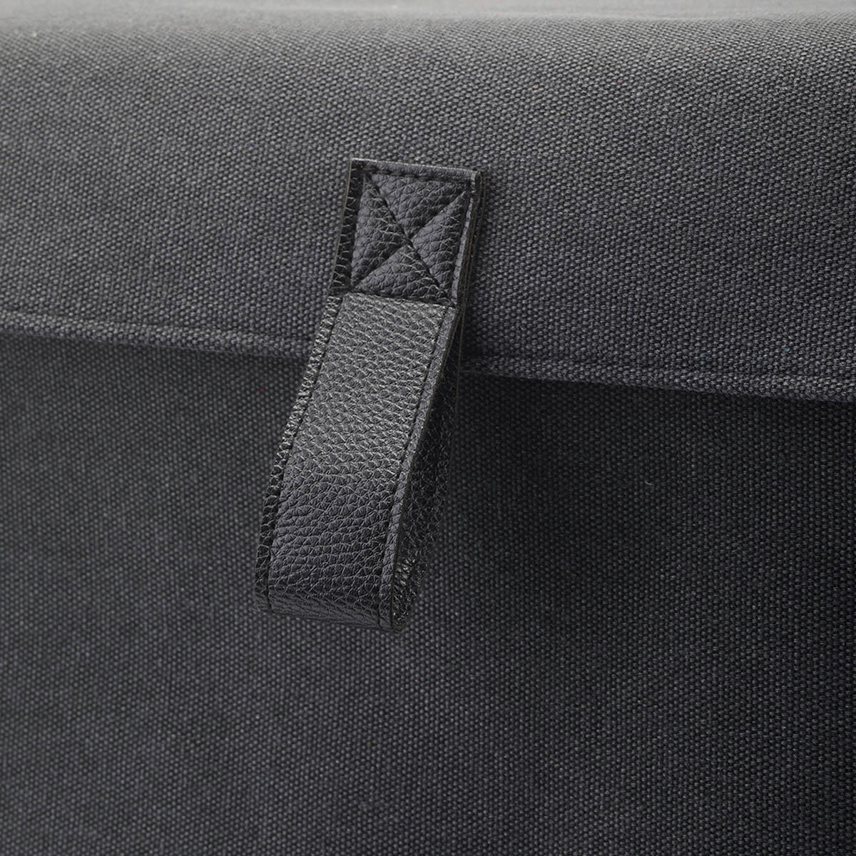 KÔŠ NA BIELIZEŇ   - sivá/tmavosivá, Basics, textil (50/25/60cm) - Aquanova